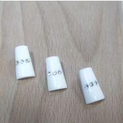 Пуговицы 574 20*16мм молочный со стразами