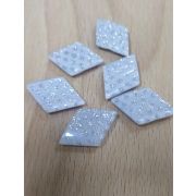 Пуговицы 577 15*15мм сиреневый ромб