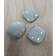 Пуговицы 579 23*23мм бежевый квадрат