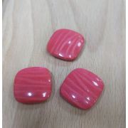 Пуговицы 580 23*23мм красный квадрат