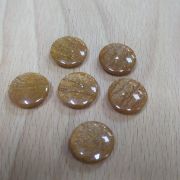 Пуговицы 584 15мм рыжий