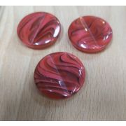 Пуговицы 591 28мм алый