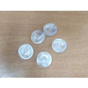 Пуговицы 601 15мм молочный