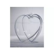 Сердце пластик 8*9см