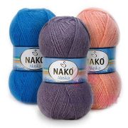 Пряжа «Аляска» 100гр. 204м. 15% шерсть верблюжья, 25% шерсть, 60% акрил