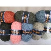 Пряжа «Велюровая» 100гр. 500м. 1005 акрил