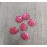 Пуговицы1077 12мм розовый крап