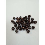 Бусина деревянная шар 05мм коричневая