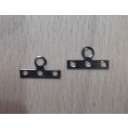 02.19  Держатель для 3-х нитей 7*13мм. никель и темный никель