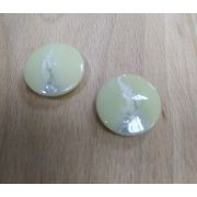 Пуговицы 906 23мм бежевый блеск серебро