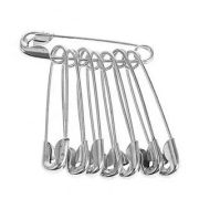 6.34  Булавки английские  №2 упаковка  по 10шт. железо под никель