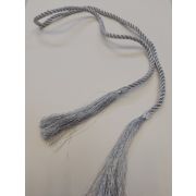 Кисти на шнуре, цвет серебро