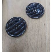 Пуговицы 659 30мм черный с серыми полосками