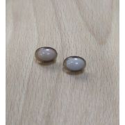 Пуговицы1083 10*15мм кофейный