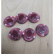 Пуговицы 821 15мм бордовый