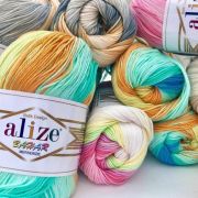 Пряжа «Bahar» 100Гр. 260м. 100% хлопок мерсеризованный