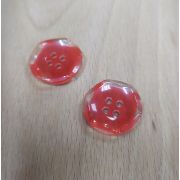 Пуговицы 872 22мм красный многогранник