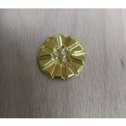 Пуговицы 900 23мм золото ромашка