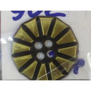 Пуговицы 902 23мм бронза ромашка