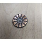 Пуговицы 903 23мм медь ромашка