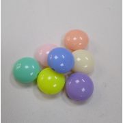 Бусина «Конфетки» 17мм. пластик цветная неокрашеная