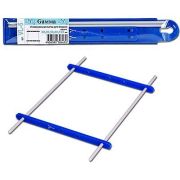 Вилка для вязания VL-5  20,30,50,80,100мм:стержни металл с покрытием  2шт.  и держатели пластик 2шт.