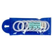 Кольца для вязания 38мм пластик 8шт.