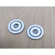 Пуговицы 714 20мм бело-серый