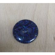Пуговицы 716 25мм синий блестки