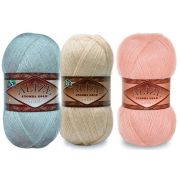 Пряжа «Ангора голд симли» 100гр. 500м. 75% акрил, 20%шерсть, 5% металлик