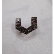 4.13  Украшение «Подкова» 22*28мм. металл, цвет черный никель