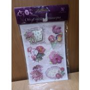 Объемные стикеры «Цветы» «Рукоделие»