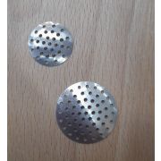 03.11 Заготовка для рукоделия круглая с отверстиями никель