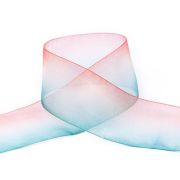 Лента капроновая с переходом цвета 38мм