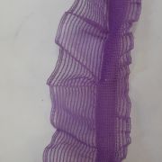 Рюш 43мм - тесьма вязаная отделочная  100% п/э