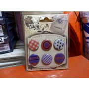 Брадсы круглые диаметр 20мм. 6шт. в упаковке «Рукоделие»